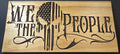 USA "We the People" The Punisher American Flag Wall Sign Decor