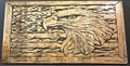 American Flag Bald Eagle Wood Wall Sign Decor