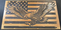 American Eagle American Flag Wood Wall Decor