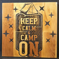 Wood RV/Camper Camping Wall Decor